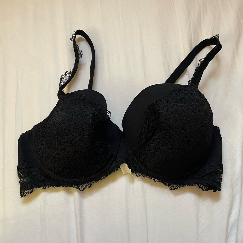 Simone Perele black lace bra size 36C